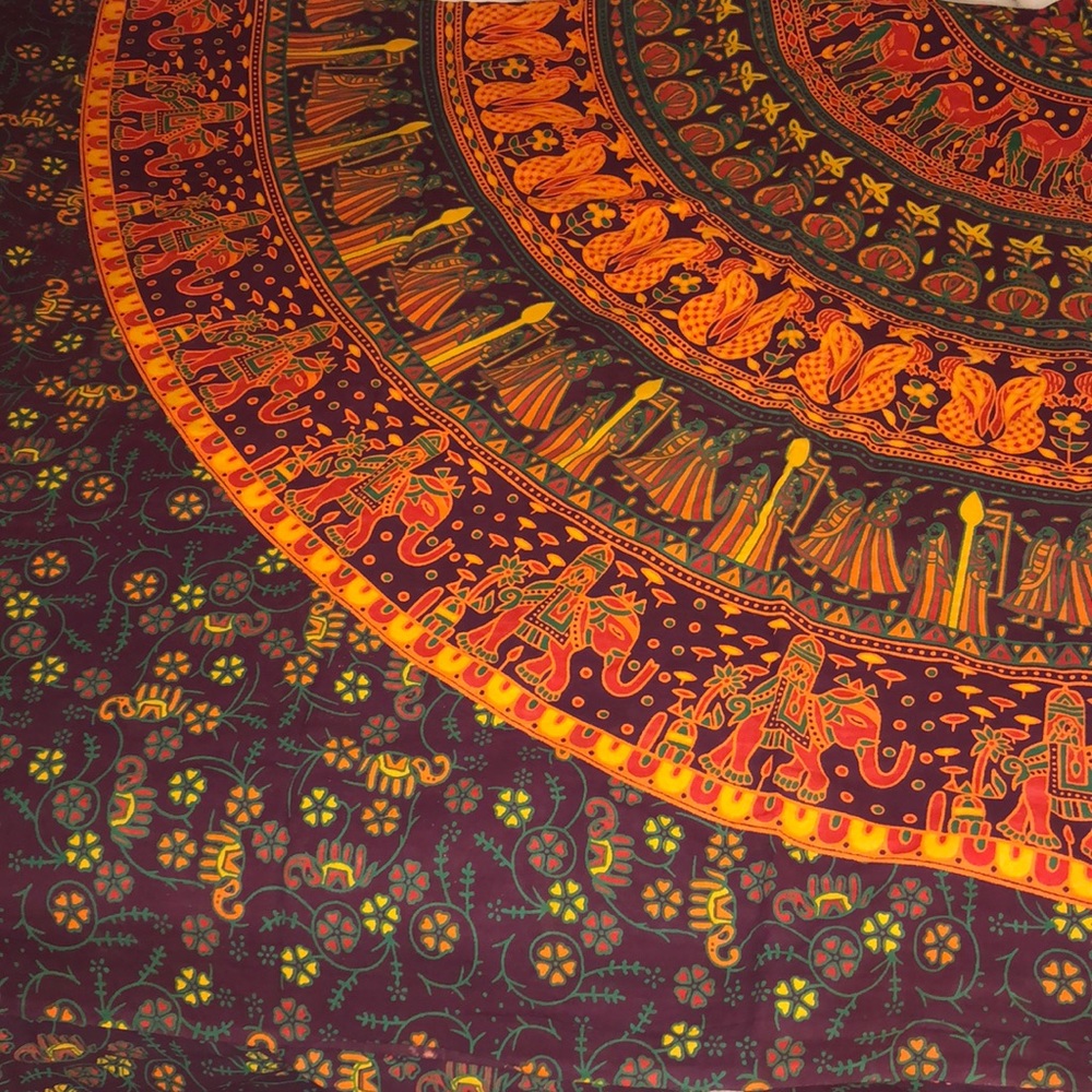 Large elephant tapestry